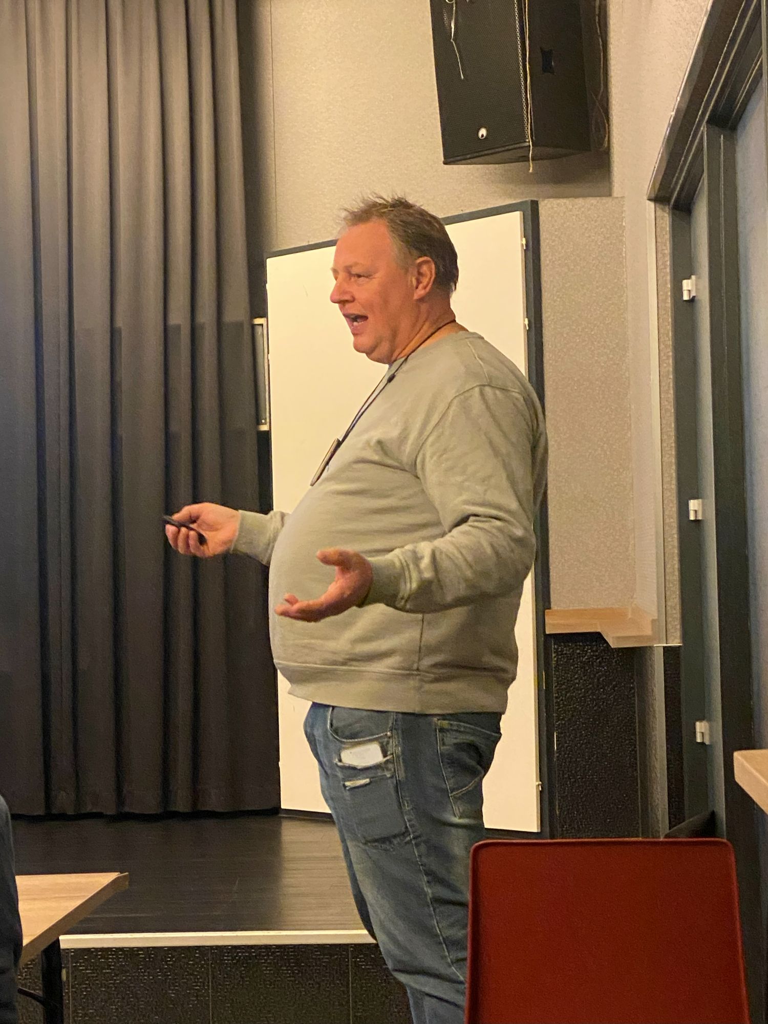 (Telpost Brobbelbies). Foto van Rob Eveleens.
Leo Baldering
